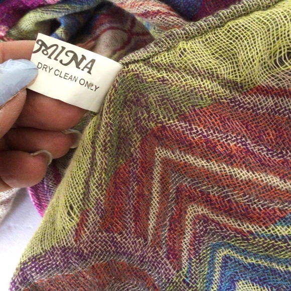 PASHMINA MULTI COLORED BOHO SCARF BLANKET WRAP - Picture 8 of 16